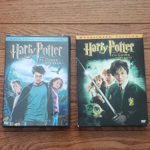 Harry Potter And The  Prisoner Of Azkaban/And The Chamber Of Secrets DVD Sets